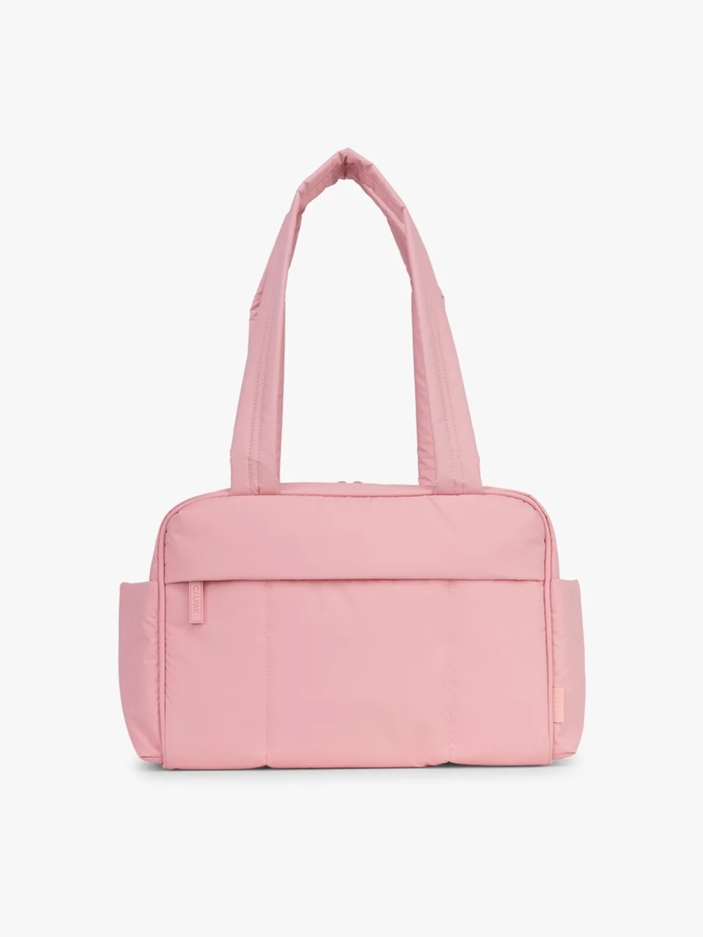 Pink Quilted Tote Bag